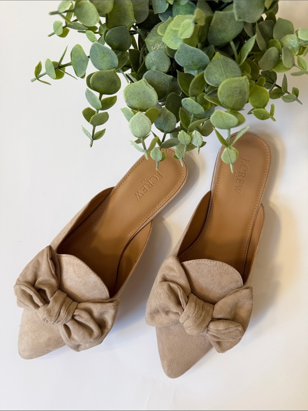 🆕 J. CREW Suede Bow Mules